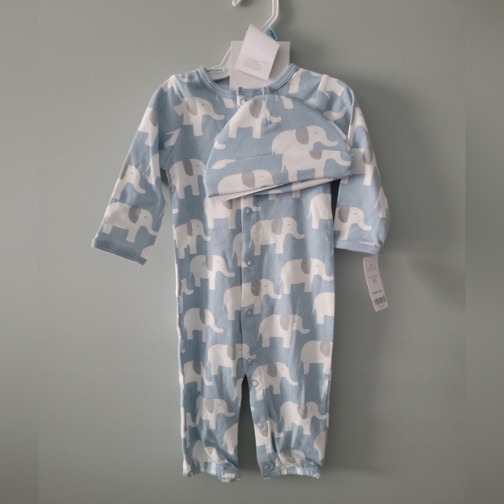 Carters Baby Boy 3 Piece Set, Size 6M, Animal Print